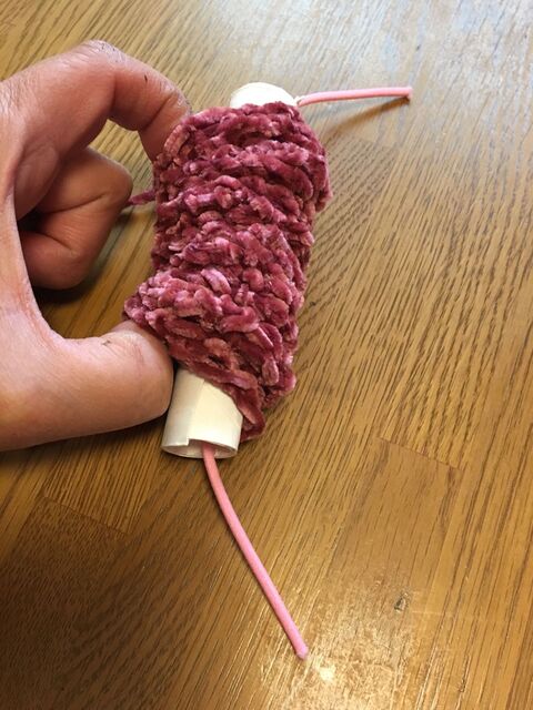 Daisoのリリアンでシュシュ作り 暮らしニスタ Daisoのリリアンでシュシュ作り 暮らしニスタ