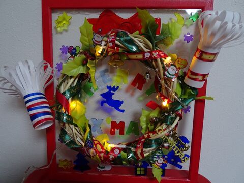 試してみた 孫にプレゼント ステンドグラス風クリスマス イルミネーション 暮らしニスタ