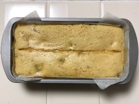 共立てで簡単 しっとり メイプルバナナのパウンドケーキ 暮らしニスタ