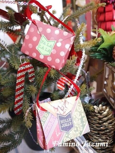折り紙で簡単 クリスマスツリー飾り 暮らしニスタ