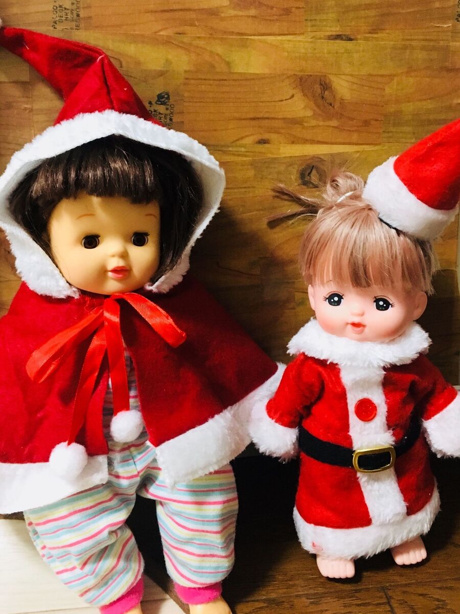 1着100円 ダイソーグッズが メルちゃんなどお人形さんのサンタコスに 暮らしニスタ