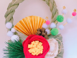 プチプラだけど豪華！可愛いしめ縄飾りを作ってみました