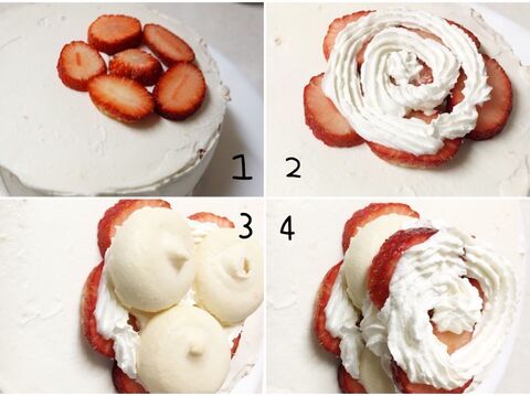 イチゴとマカロンでクリスマスツリー 暮らしニスタ