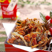 レンジで簡単！アーモンドごまめ♪