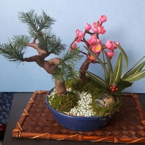 正月用の松の寄せ植えミニ盆栽を100均の松と梅の造花を使って作りました 暮らしニスタ 正月用の松の寄せ植えミニ盆栽を100均の松と梅の造花を使って作りました 暮らしニスタ