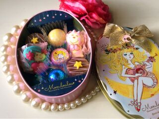 マイ バレンタイン チョコは キュートな亜土ちゃんイラスト缶 暮らしニスタ