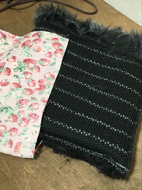 使わないレッグウォーマーでふわふわポシェット 冬大活躍 暮らしニスタ