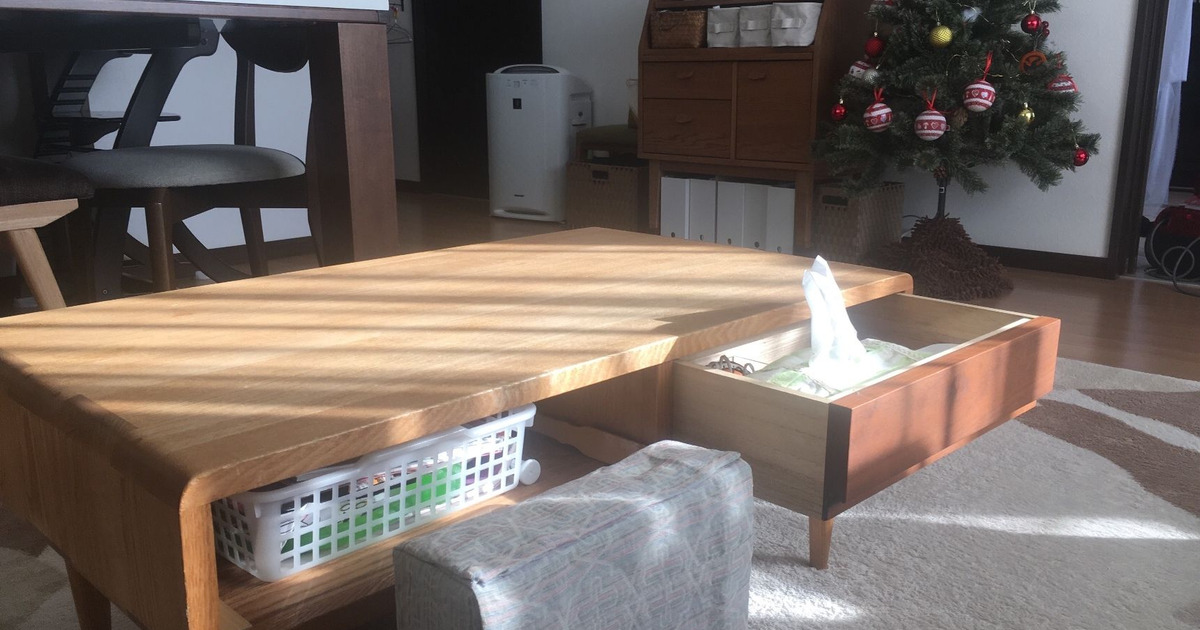 使う場所に置く リビングローテーブルにティッシュ 暮らしニスタ