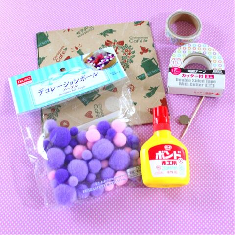 ふわもこ ミニチュア毛糸玉マグネット 暮らしニスタ