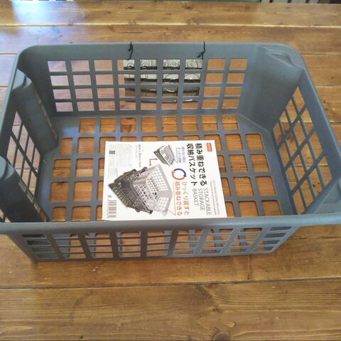 たっぷり収納 スッキリ片付く ダイソーストレージバスケットが優秀 暮らしニスタ