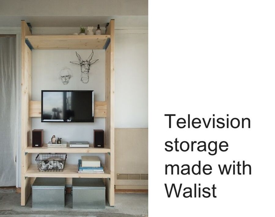 ディアウォール や ウォリスト でテレビラックをdiy 暮らしニスタ