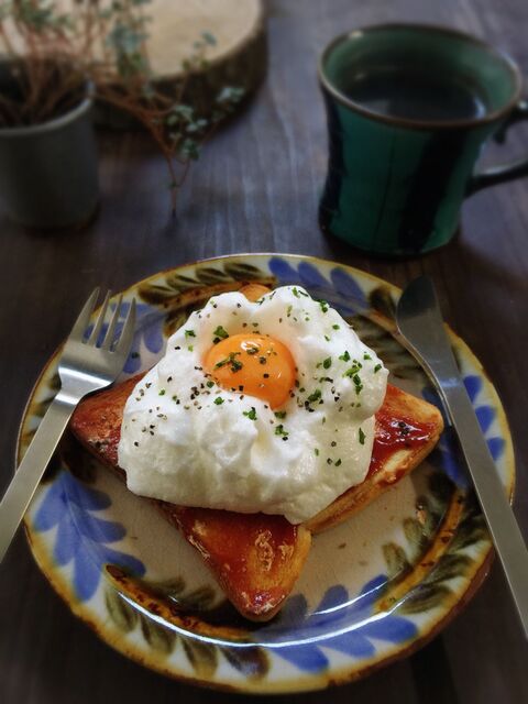 ふわもこ メレンゲ目玉焼きトースト 暮らしニスタ ふわもこ メレンゲ目玉焼きトースト 暮らしニスタ