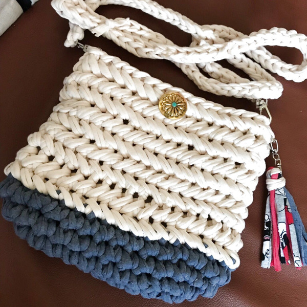 ズパゲッティ ショルダーバッグ｜ハンドメイドの作り方・アイデア 