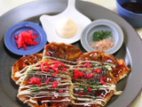 蓮根のお好み焼き風。