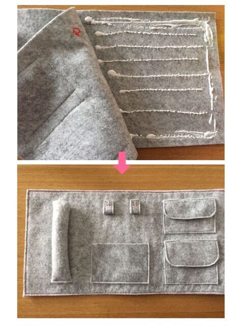 ダイソーフェルト1枚で作る 本格派アクセサリーポーチ 暮らしニスタ ダイソーフェルト1枚で作る 本格派アクセサリーポーチ 暮らしニスタ