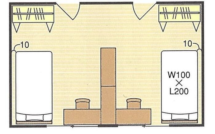 12畳ワンルームを分けた子ども部屋の間取り