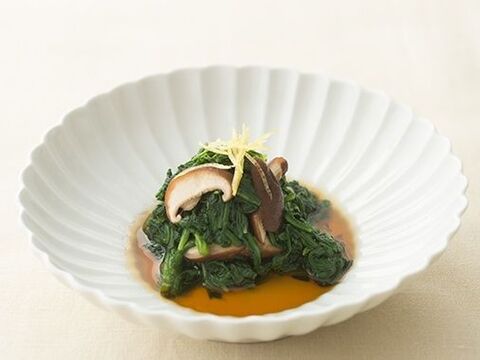 だしで味わう春菊のおひたし 暮らしニスタ