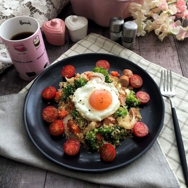 茹でないから簡単！朝からパスタです♪