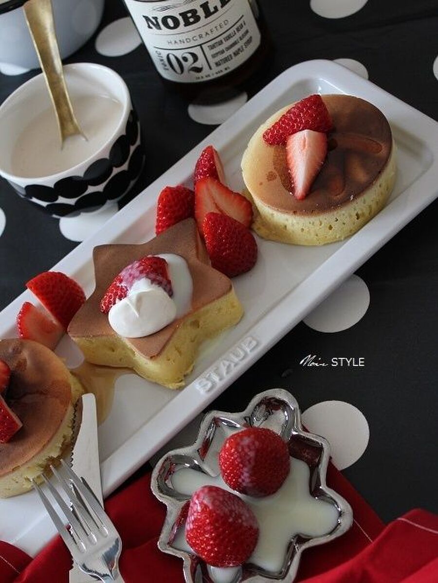 苺のワンプレートパンケーキでおうちカフェ気分 暮らしニスタ 苺のワンプレートパンケーキでおうちカフェ気分 暮らしニスタ