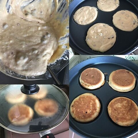 混ぜて焼くだけ 和風ホットケーキと爽やかクリーム ホットケーキミックス 季節のおやつ 10分 暮らしニスタ 混ぜて焼くだけ 和風ホットケーキと爽やかクリーム ホットケーキミックス 季節のおやつ 10分 暮らしニスタ
