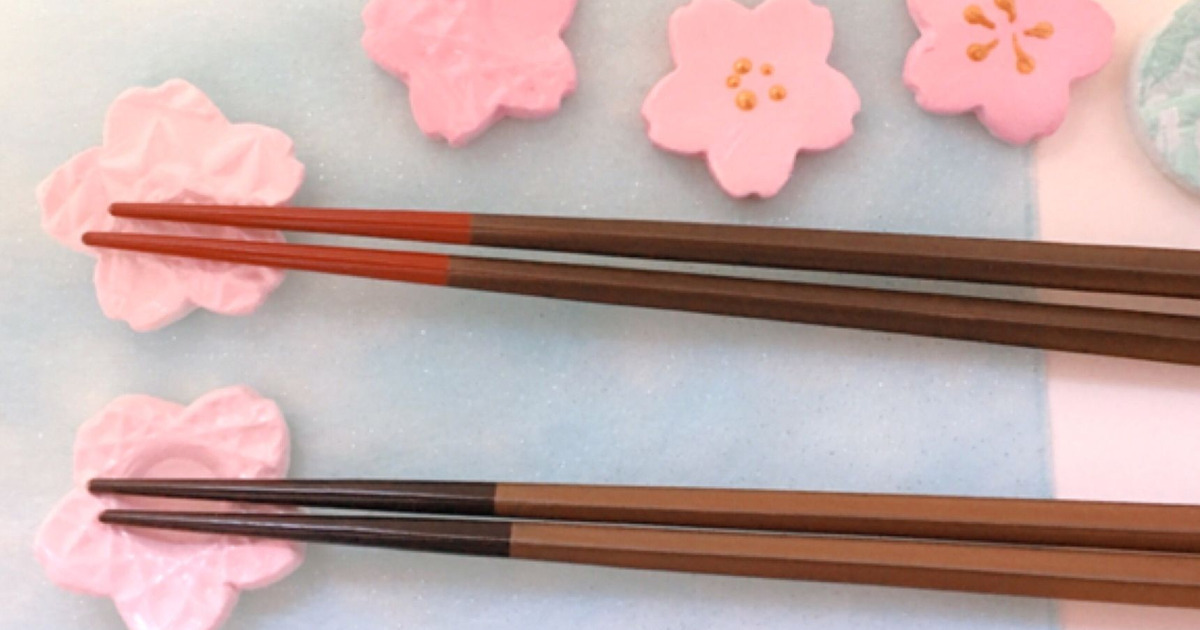 100均粘土で作る 可愛い桜の箸置き 暮らしニスタ