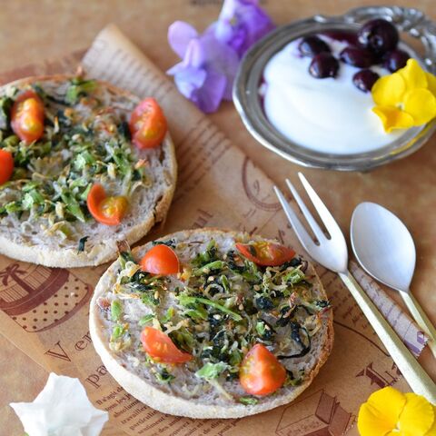 保育園からの定番おやつ しらすトースト 野菜とカルシウムのおやつ 少材料 腹もちが良い 5分 暮らしニスタ