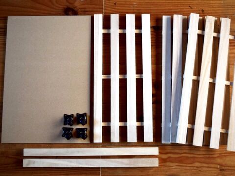収納diy All100均 すのこで作るキャスター付きボックスの作り方 暮らしニスタ