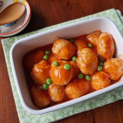 子どもも大人も大好き 豆腐入り鶏団子の甘酢あん 暮らしニスタ 子どもも大人も大好き 豆腐入り鶏団子の甘酢あん 暮らしニスタ