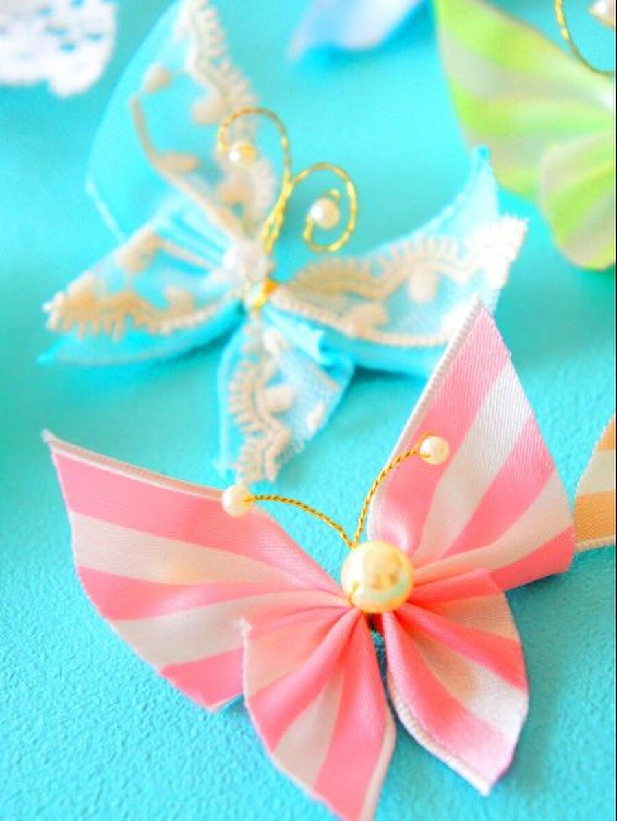 カンタン ときめきハンドメイド リボンな蝶々モチーフ 暮らしニスタ