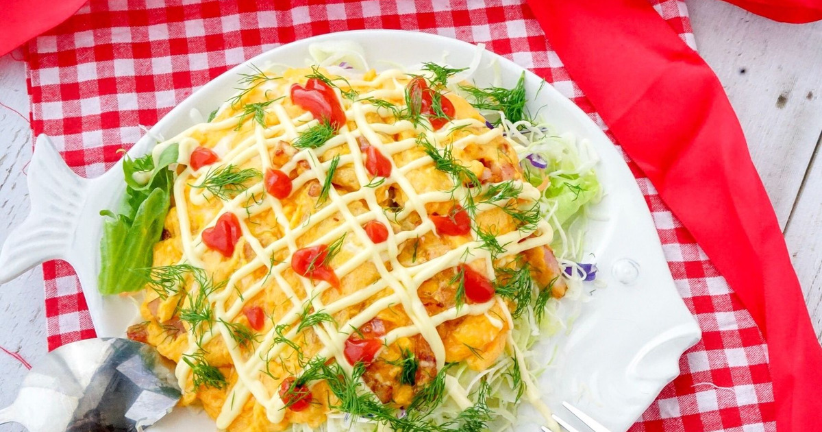 カット野菜で簡単 メインを張れるボリューム満点 オムサラダ 暮らしニスタ