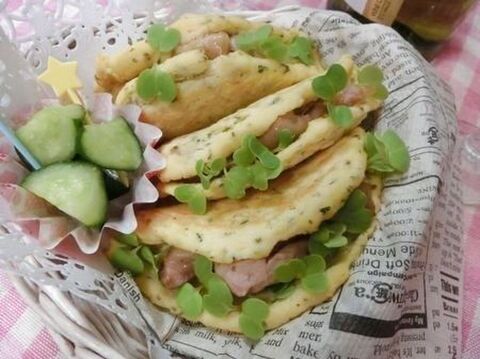 小麦粉 砂糖不使用 おからハーブパンケーキでチキンサンド 暮らしニスタ 小麦粉 砂糖不使用 おからハーブパンケーキでチキンサンド 暮らしニスタ