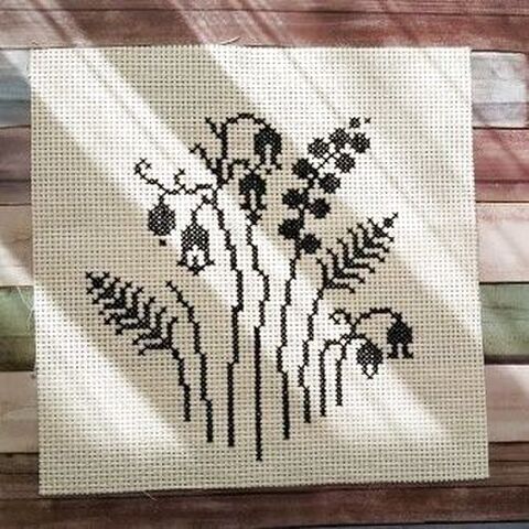 百均手芸用品を試す 刺繍布 暮らしニスタ