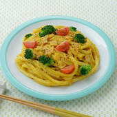 朝食を食べましょう「今すぐカレーうどん」