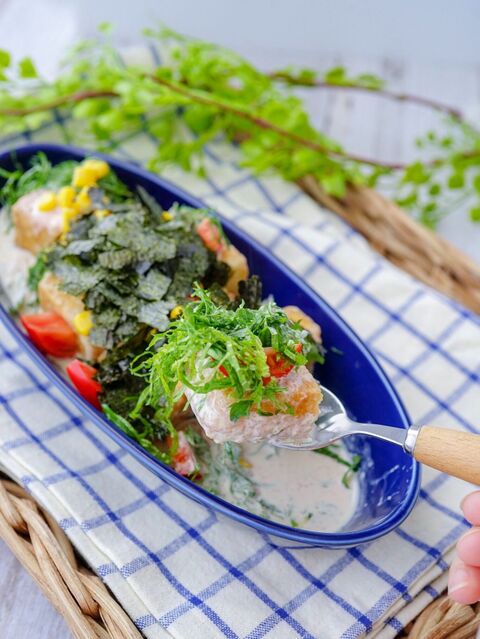 揚げずにカリサク洋風揚げ出し 揚げ出し厚揚げ明太ソース 暮らしニスタ