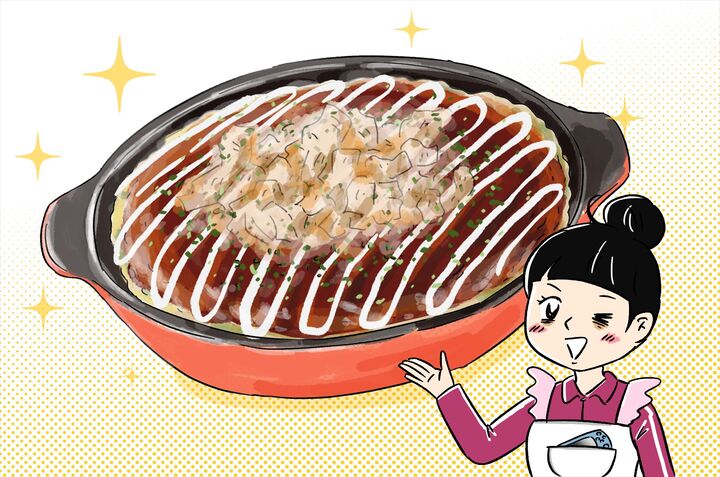 【マンガ】不器用さんでも簡単にできちゃう♪トースターで焼くだけお好み焼き