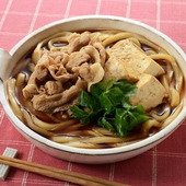 朝食を食べましょう「肉豆腐うどん」