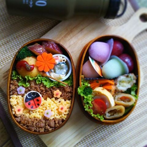 キャラ弁 超簡単 てんとう虫と2色そぼろの春弁当 暮らしニスタ キャラ弁 超簡単 てんとう虫と2色そぼろの春弁当 暮らしニスタ