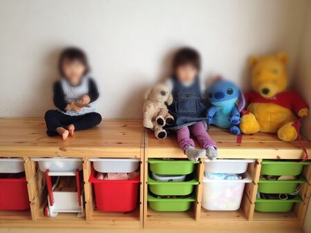 IKEAトロファストにちょい足しDIY 子どもの成長に合わせてもっと使いやすい収納に - 暮らしニスタ