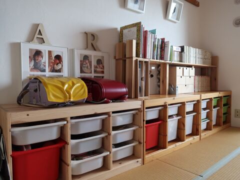 Ikeaトロファストにちょい足しdiy 子どもの成長に合わせてもっと使いやすい収納に 暮らしニスタ Ikeaトロファストにちょい足しdiy 子どもの成長に合わせてもっと使いやすい収納に 暮らしニスタ