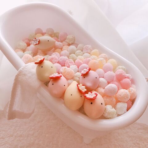試してみた 樹脂粘土で作るフェイク和菓子 幸せを運ぶ ねりきり うぐいすさん 暮らしニスタ