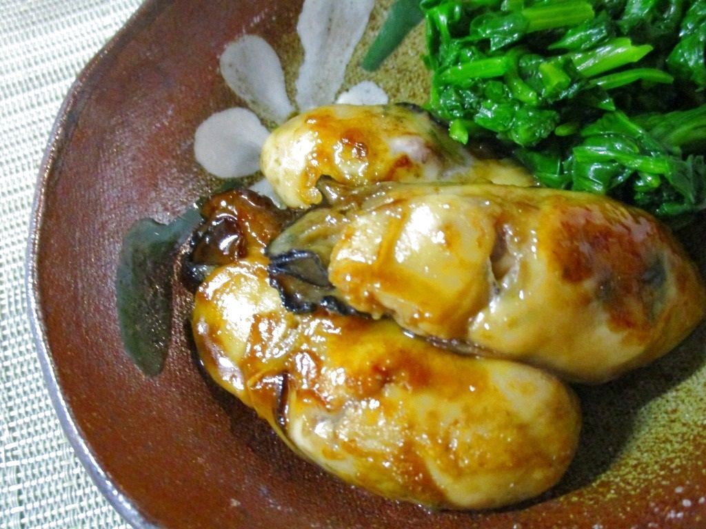 ３分クッキング！ビールに合う、フライパン１つで牡蠣の甘辛焼き♪