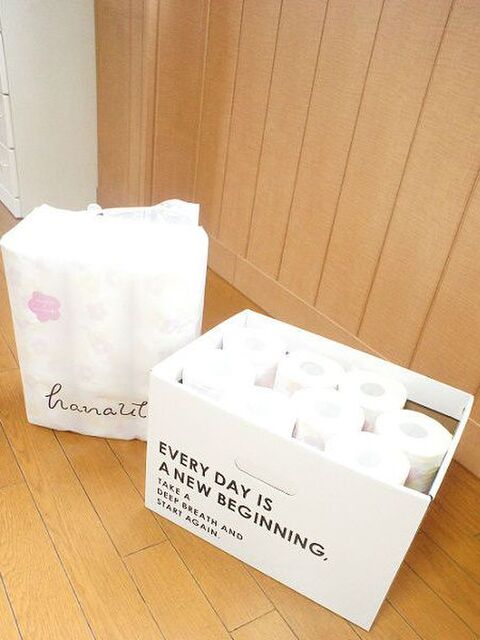 ストックng トイレットペーパーのストック収納 キャンドゥ ペーパーボックス 暮らしニスタ ストックng トイレットペーパーのストック収納 キャンドゥ ペーパーボックス 暮らしニスタ