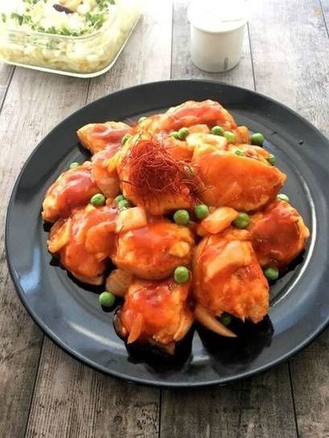 はんぺんでふわっふわのエビすり身とレンコンのチリソース風 暮らしニスタ