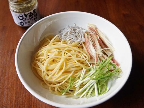 ゆずこしょう油と薬味の相性がばっちり みょうがとシラスの冷製パスタ 暮らしニスタ ゆずこしょう油と薬味の相性がばっちり みょうがとシラスの冷製パスタ 暮らしニスタ