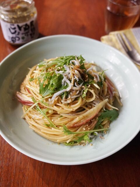 ゆずこしょう油と薬味の相性がばっちり みょうがとシラスの冷製パスタ 暮らしニスタ ゆずこしょう油と薬味の相性がばっちり みょうがとシラスの冷製パスタ 暮らしニスタ