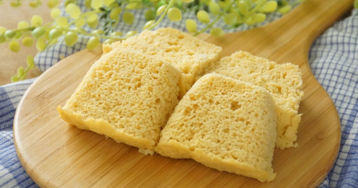 粉類なし 電子レンジdeおから蒸しパン 暮らしニスタ