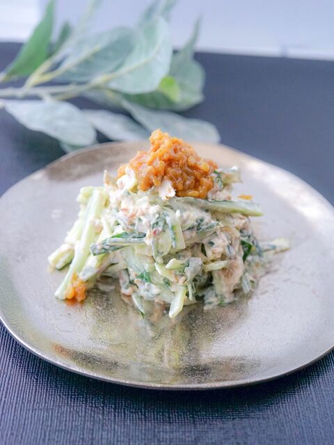 超特急おつまみ 混ぜるだけ もろきゅうにクリームチーズで旨味up もろきゅうチーズ和え 暮らしニスタ