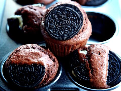 超簡単失敗なし サラダ油deオレオマフィン チョコマフィン お菓子 バター不使用 暮らしニスタ