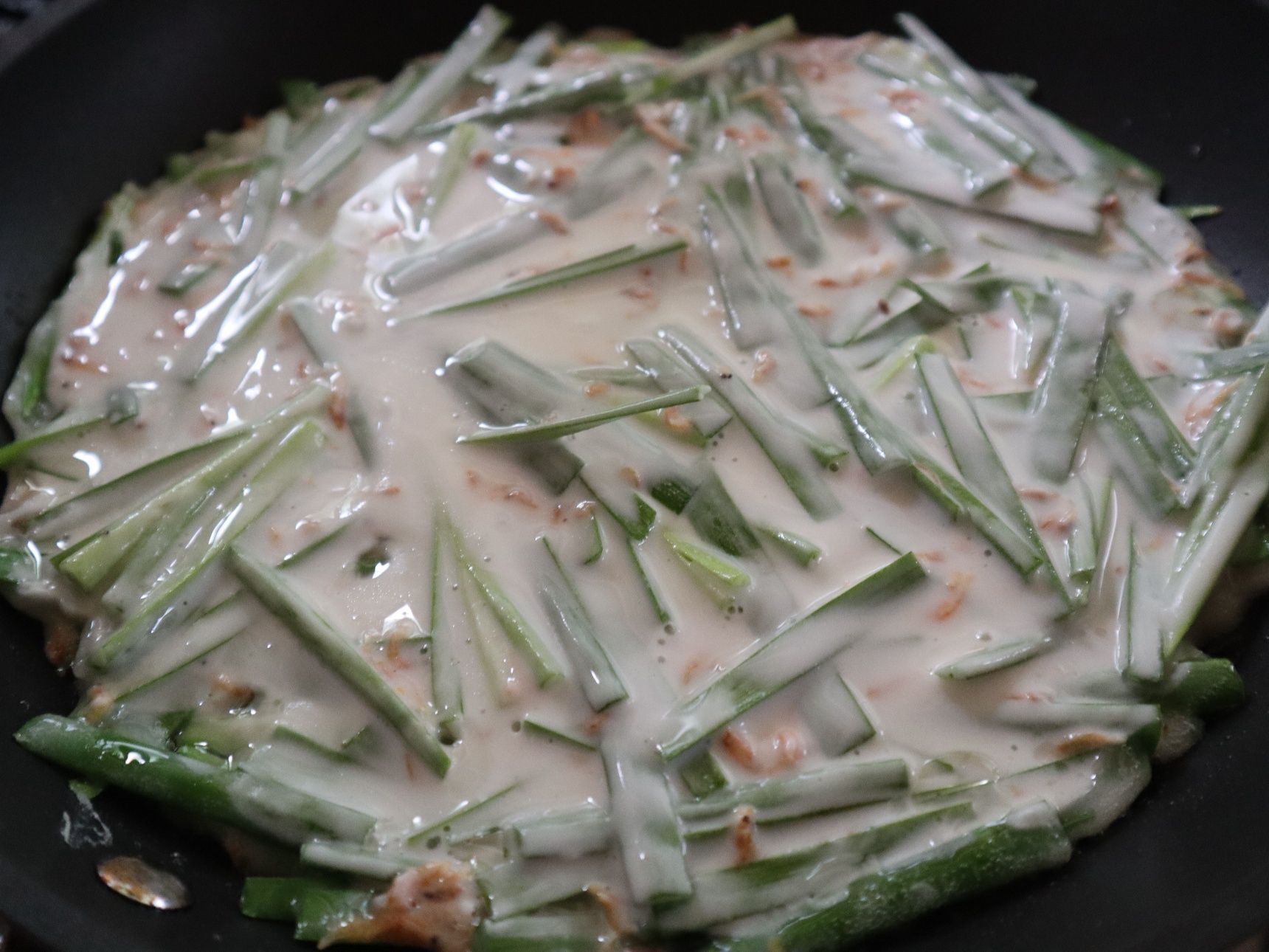 フライパンで焼く。