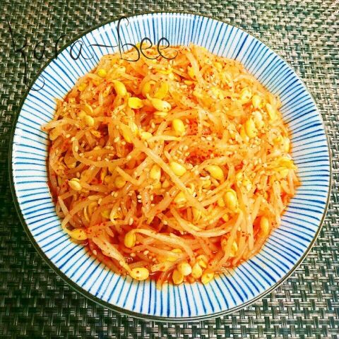 簡単3分 辛さが旨い ビールが進む 豆もやしキムチ 暮らしニスタ